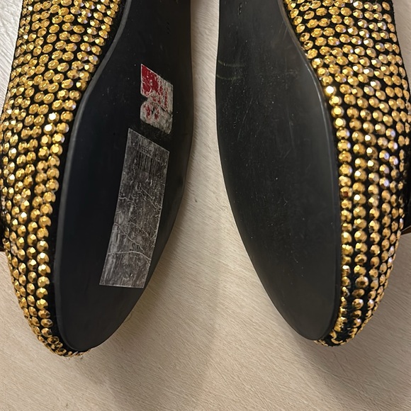 Jeffrey Campbell Womens Martini Embellished Loafer
Gold Studded Size 8 - Picture 10 of 13
